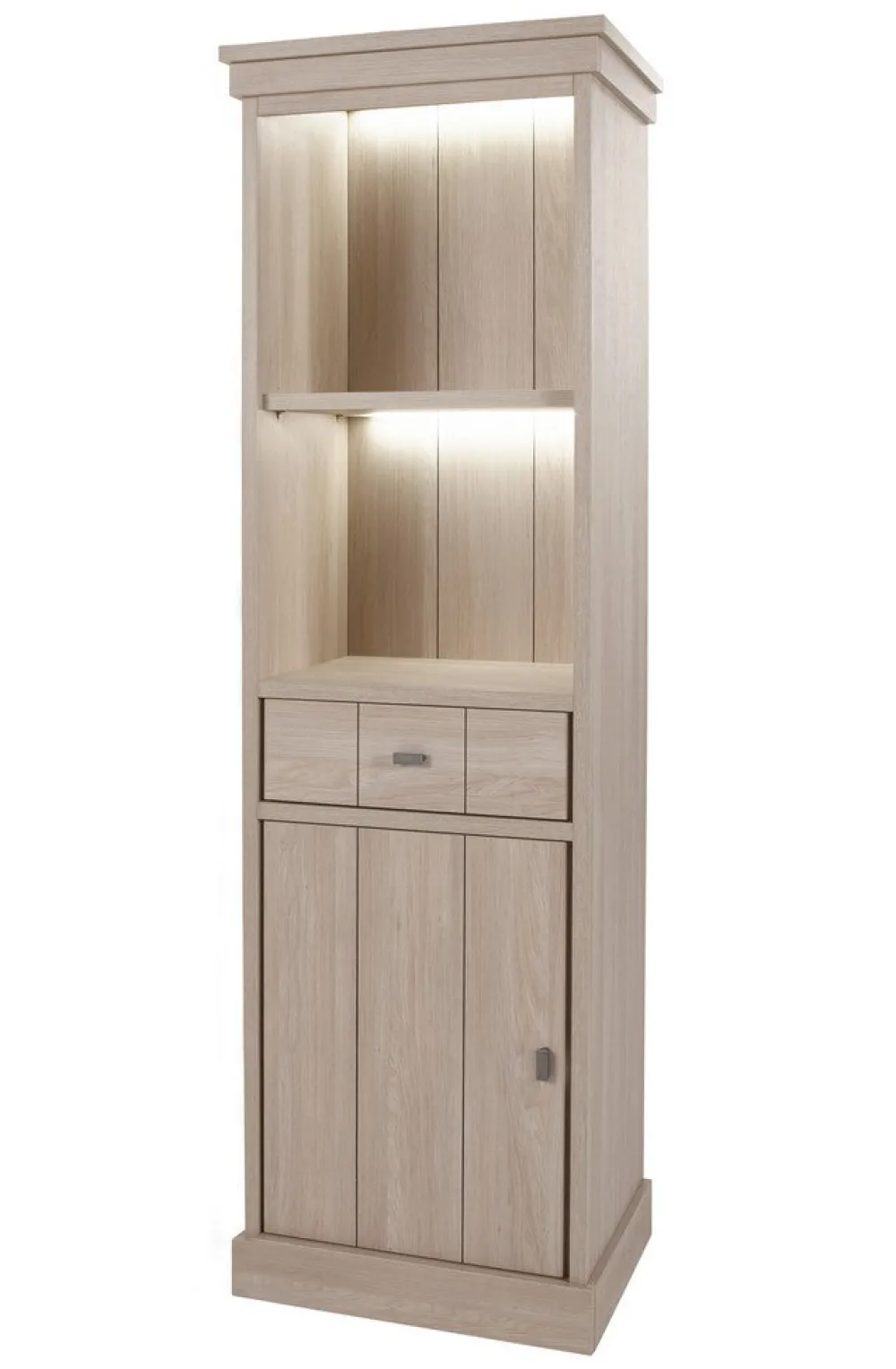 meubar__kolomkast_orange__0.webp Meubar - Kolomkast Orange - KB6L - K595 - Natuurlijke Elm - 64x209x50cm | Belga Meubelen Hot