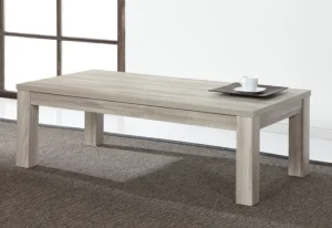 Meubar - Salontafel Stone - T13BIS - K437 - Spint eik grijs/Marmer - 136x43x68cm | Belga Meubelen Hot