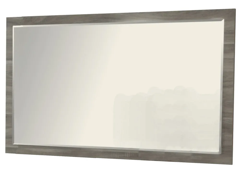 meubar__spiegel_mali__sp__0.webp Meubar - Spiegel Mali - SP1 - K538 - Millenium Eik Donker Bruin/Imitatie staal - 160x91x2cm | Belga Meubelen Discount