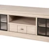 Meubar - TV-Meubel Orange - TV7 - K595 - Natuurlijke Elm - 155x57x50cm | Belga Meubelen New