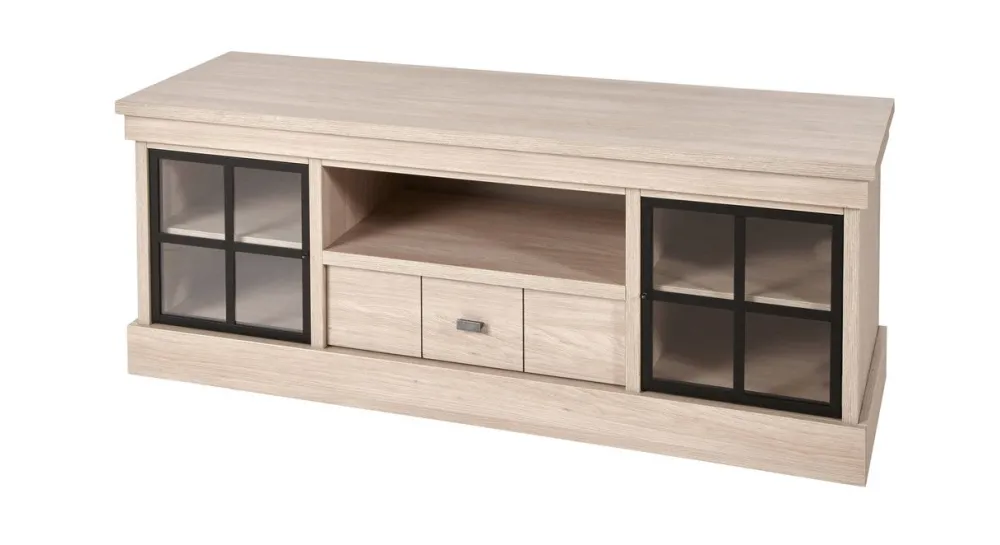 meubar__tvmeubel_orange___0-1.webp Meubar - TV-Meubel Orange - TV7 - K595 - Natuurlijke Elm - 155x57x50cm | Belga Meubelen New