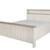 Meubar - Tweepersoonsbed hoog York - LB160HK-2M00 - K467 - Lariks/Kristal eik licht bruin - 160x104x200cm | Belga Meubelen New