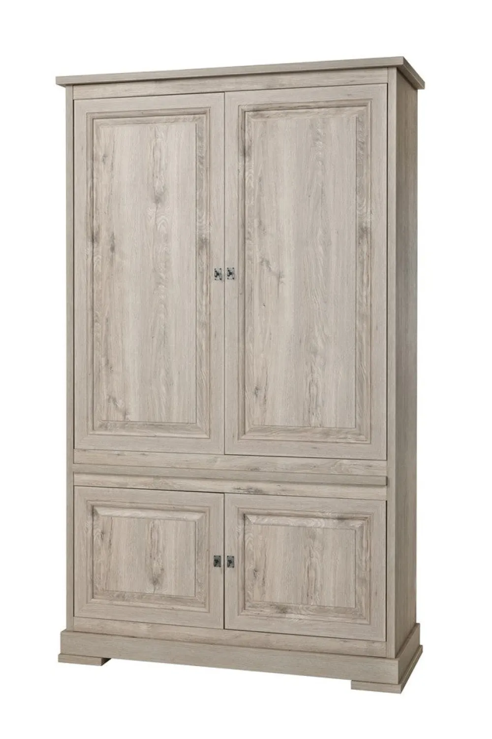 meubar__vitrine__kent__ba_0.webp Meubar - Vitrine Kent - BAR6 - K540 - Millenium oak light - 126x211x50cm | Belga Meubelen Discount