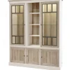 Meubar - Wandkast York - WV3 - K499 - Lariks/Kristal eik licht bruin - 172x212x50cm | Belga Meubelen New