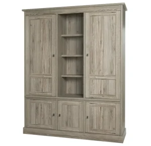 Meubar - Wandkast York - WB3 - K550 - Crystal oak light - 172x212x50cm | Belga Meubelen Outlet