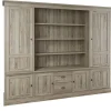 Meubar - Wandkast York - WB1 - K550 - Crystal oak light - 259x212x50cm | Belga Meubelen Clearance