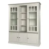 Meubar - Wandkast York - WV3 - K467 - Lariks/Kristal eik licht bruin - 172x212x50cm | Belga Meubelen Clearance