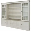 Meubar - Wandkast York - WV1 - K467 - Lariks/Kristal eik licht bruin - 259x212x50cm | Belga Meubelen Online