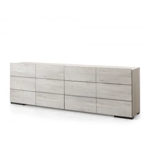 MLM - Dressoir Dana - Lichte Eik - 240x79x44cm | Belga Meubelen Online
