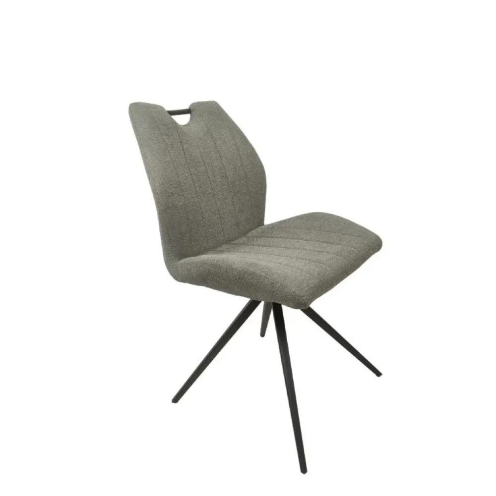 mlm__eetkamerstoel_felix__0-1.webp MLM - Eetkamerstoel Felix - Grijze stof - 52x88x60cm | Belga Meubelen Hot