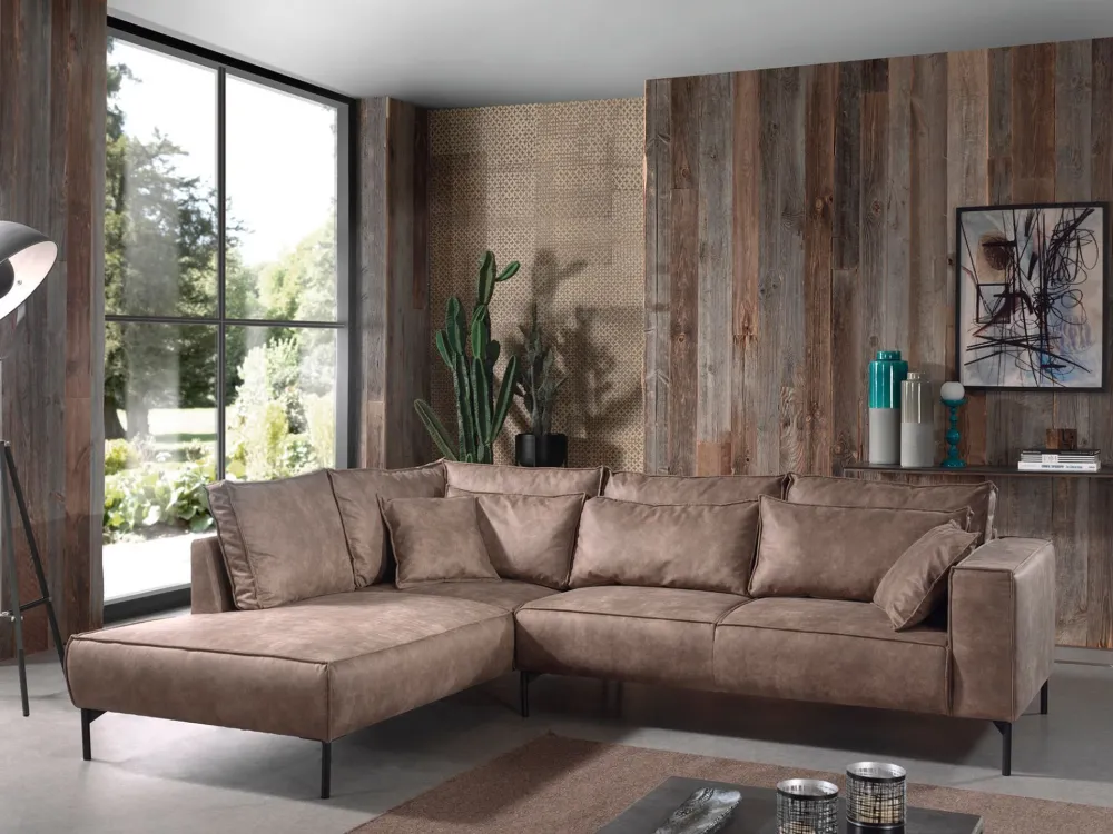 mlm__hoeksalon_kobe__link_0.webp MLM - Hoeksalon Kobe - Links - Stof - Bruin - 222x92x272cm | Belga Meubelen Hot