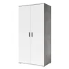MLM - Kleerkast Dakota - 2 draaideuren - Wit/Beton - 100x218x63cm | Belga Meubelen Hot