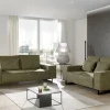 MLM - Salon Natalie 3+2-zit - Stof - Groen - 174/204x93x70cm | Belga Meubelen New