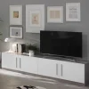 MLM - TV-Meubel Greta - Hoogglans - Wit/Beton - 208x45x47cm | Belga Meubelen Hot