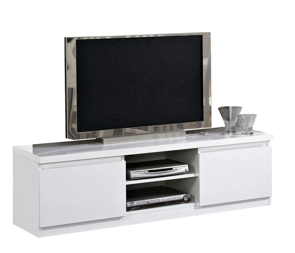 mlm__tvmeubel_roma__hoogg_0.webp MLM - TV-Meubel Roma - Hoogglans - Wit - 150x45x50cm | Belga Meubelen Hot