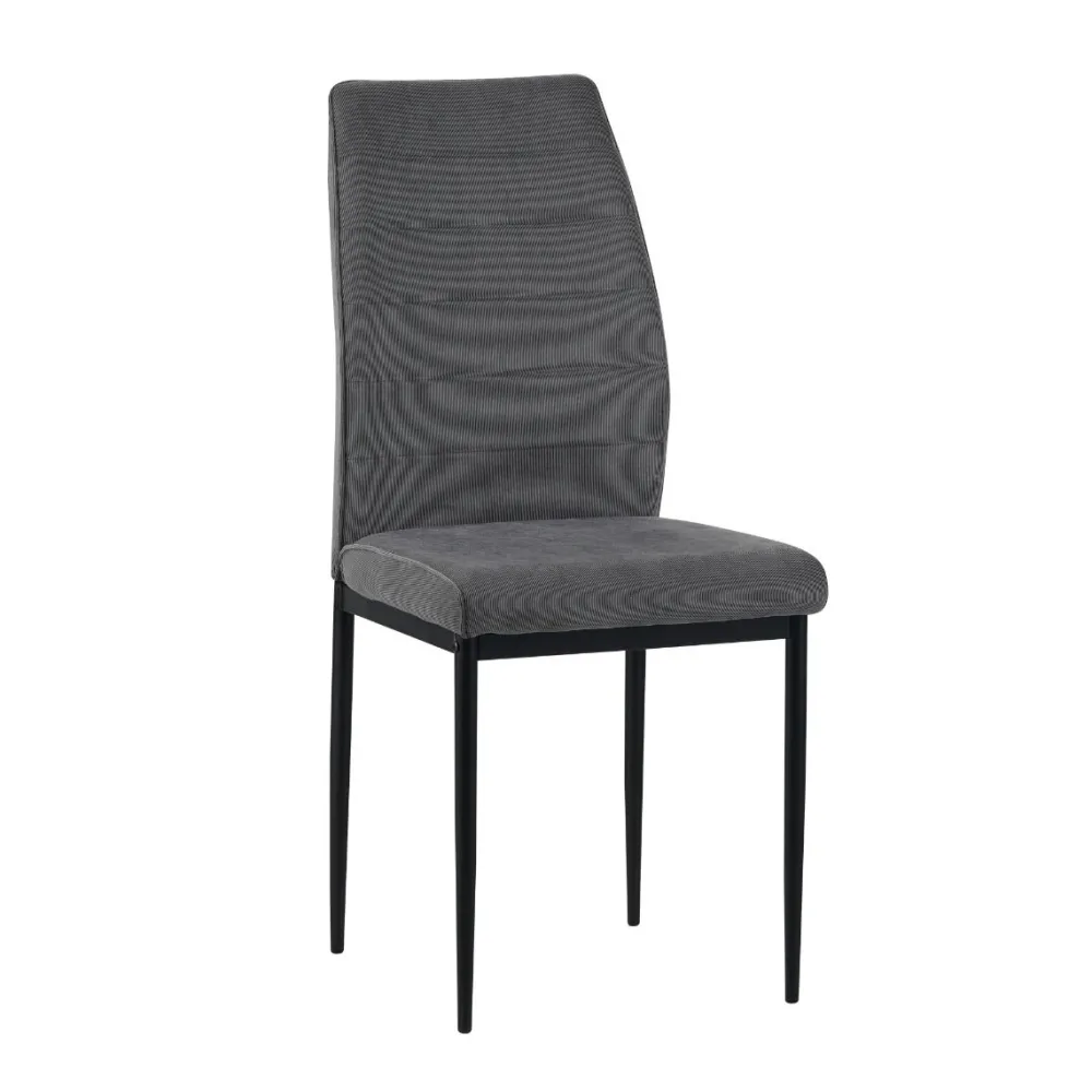 mlm_eetkamerstoel_dc__rib_0.webp MLM- Eetkamerstoel DC703 - Ribfluweel - Grijs - Stof - 43x97x60cm | Belga Meubelen Best