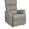 ORN - Elektrische relax Bardi - Stof - Grijs - Twee motoren - 75x116x55cm | Belga Meubelen Clearance
