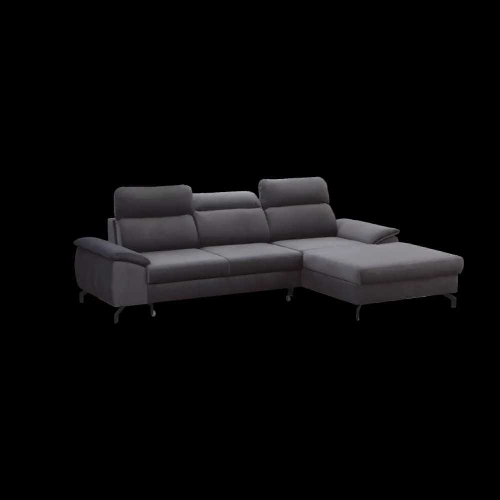 rme__hoeksalon_paloma__re_0.webp RME - Hoeksalon Paloma - Rechts - Stof - Zwart Velours - 277x97x175cm | Belga Meubelen Discount