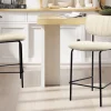 Rousseau - Barstoel Antura Stof Beige - 97x46x53 cm | Belga Meubelen Fashion