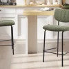 Rousseau - Barstoel Antura Stof Groen - 97x46x53 cm | Belga Meubelen Hot