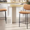 Rousseau - Barstoel Antura Stof Oranje - 97x46x53 cm | Belga Meubelen Best