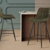 Rousseau - Barstoel Ariba Stof Groen - 93x46x55 cm | Belga Meubelen Outlet