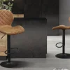 Rousseau - Barstoel Malaga PU Cognac - DEC8031 - 90x48x52 cm | Belga Meubelen Best
