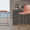 Rousseau - Barstoel Marie PP Terracotta - 100.5x51x44cm | Belga Meubelen Online