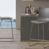 Rousseau - Barstoel Marie PP Grijs - 100.5x51x44cm | Belga Meubelen Hot