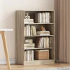 Rousseau - Boekenkast Space 3 legplanken Sonoma - 110x72x36 cm | Belga Meubelen Fashion