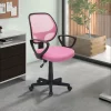 Rousseau - Bureaustoel Hippa Mesh Roze - 86x58x53 cm | Belga Meubelen Clearance