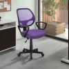 Rousseau - Bureaustoel Hippa - Paars - 86-98x58x53 cm | Belga Meubelen Fashion