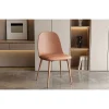 Rousseau - Eetkamerstoel Jasmin - PP/Kunstleder - Terracotta - 51x81x44cm | Belga Meubelen Online