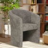Rousseau - Kuipzeteltje Charlie Boucle - Bruin - 81x64x62 cm | Belga Meubelen Online
