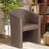 Rousseau - Kuipzeteltje Charlie Vintage PU Lichtbruin - 81x64x62 cm | Belga Meubelen New