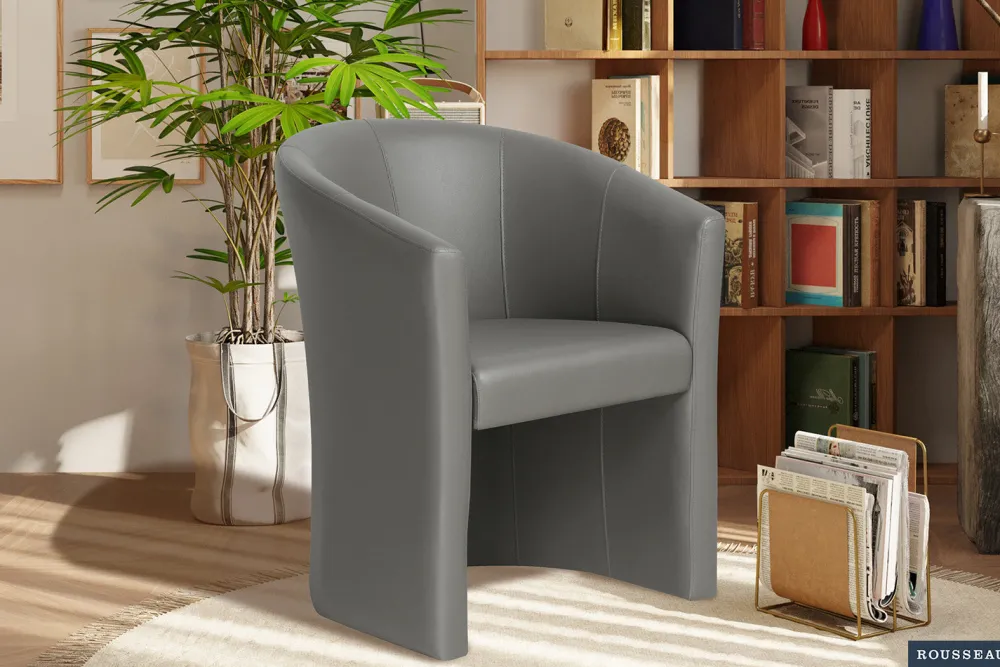 rousseau__kuipzeteltje_ch_0-7.webp Rousseau - Kuipzeteltje Charlie PU Taupe - 81x64x62 cm | Belga Meubelen New