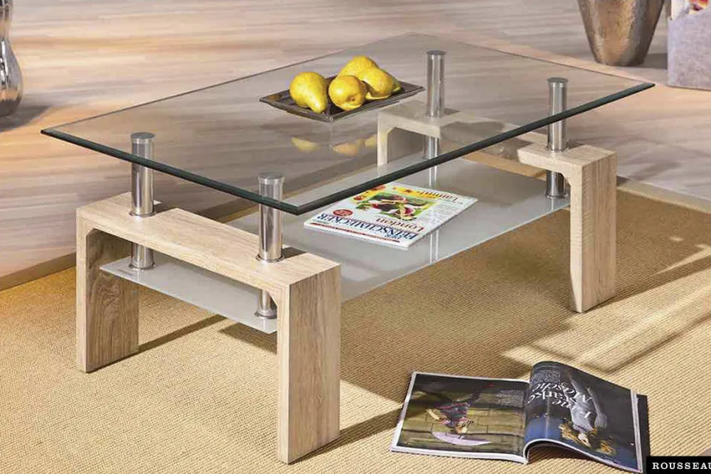 rousseau__salontafel_alan_0.webp Rousseau - Salontafel Alana Decor sonoma - 45x100x60 cm | Belga Meubelen Hot
