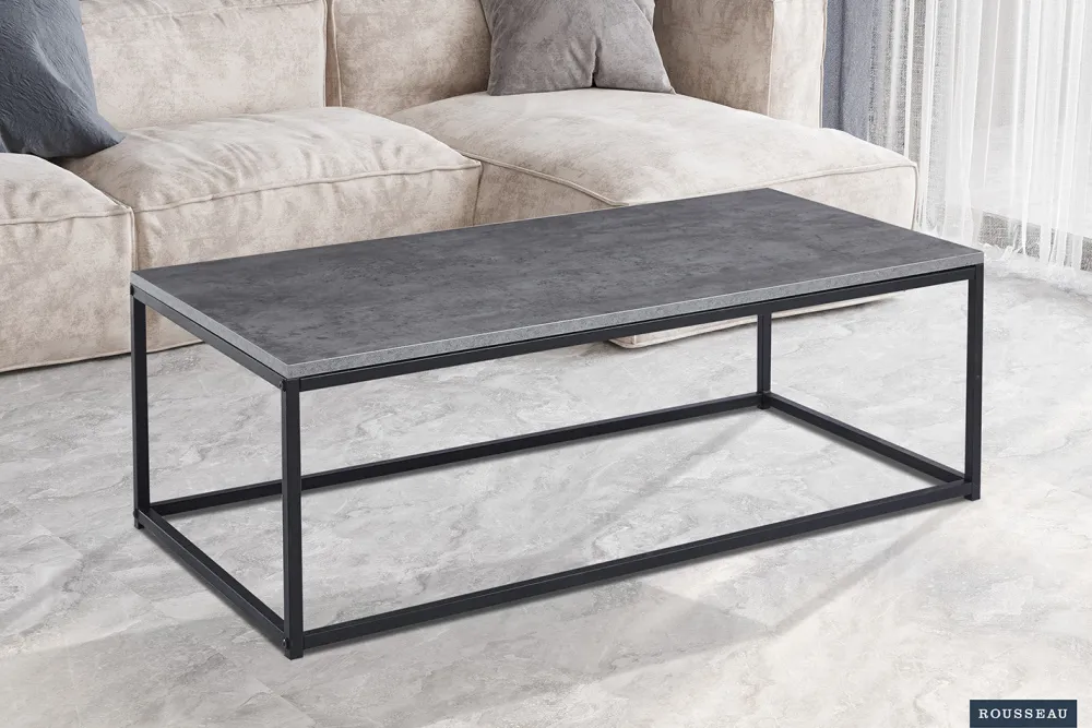 rousseau__salontafel_dall_0-1.webp Rousseau - Salontafel Dallas Decor Steen Grijs - 40x120x60 cm | Belga Meubelen Clearance
