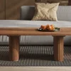 Rousseau - Salontafel Jean Mango hout Lichtbruin - 40x120x60 cm | Belga Meubelen Outlet