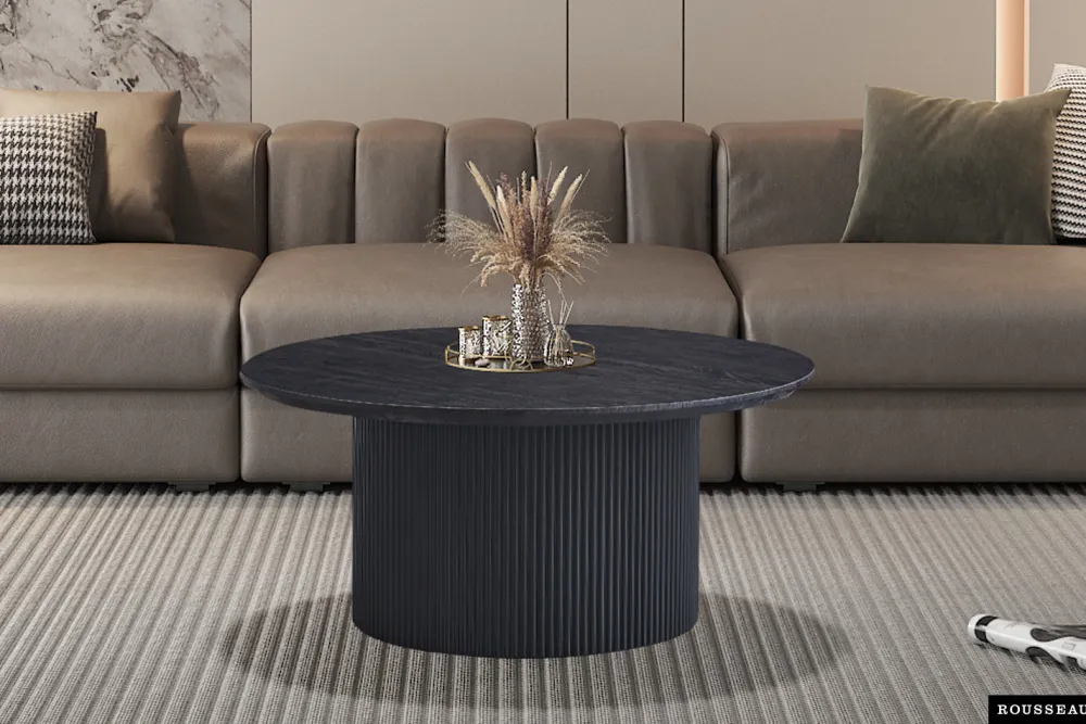 rousseau__salontafel_lago_0-2.webp Rousseau - Salontafel Lagos 80 cm Rond Decor Donkerbruin - 38x80x80 cm | Belga Meubelen Outlet