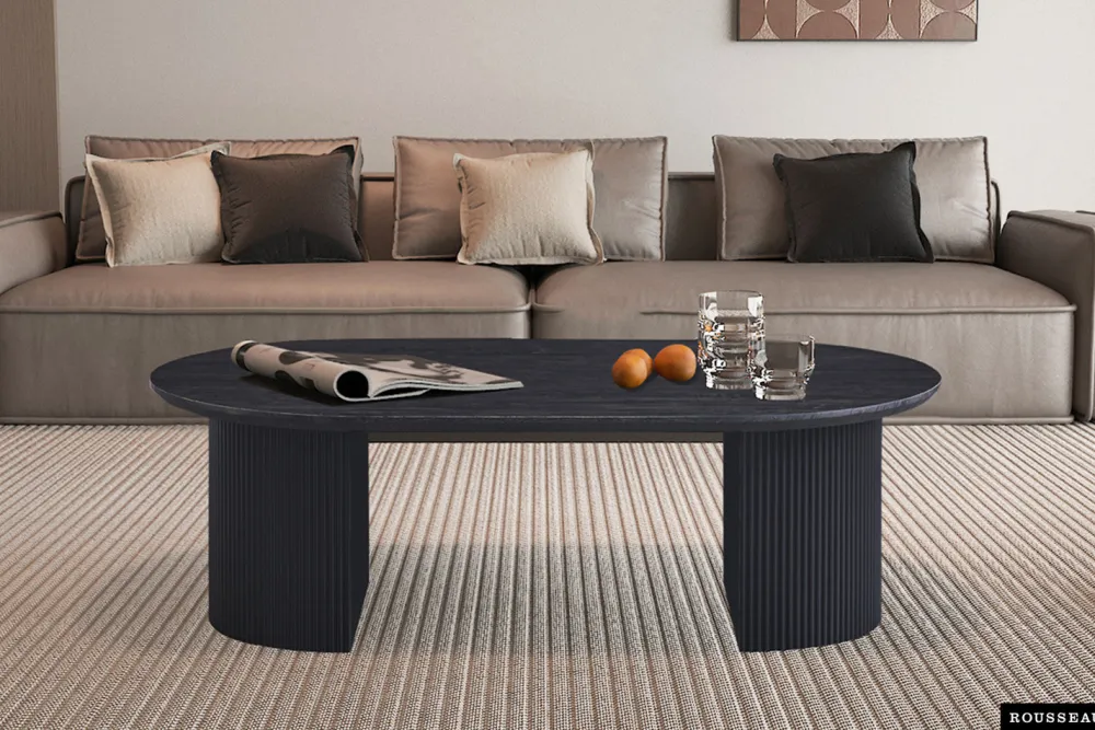 rousseau__salontafel_lago_0.webp Rousseau - Salontafel Lagos 120 cm Ovaal Decor Donkerbruin - 38x120x70 cm | Belga Meubelen New