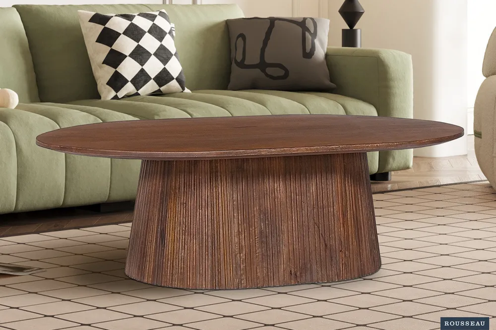 rousseau__salontafel_migu_0-1.webp Rousseau - Salontafel Miguel 120 cm Ovaal Mango hout Lichtbruin - 37x120x70 cm | Belga Meubelen Clearance