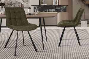 Rousseau - Stoel Ariba Stof Groen - 80x51x61 cm | Belga Meubelen Best