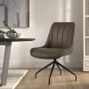 Rousseau - Stoel Avila - Stof Bruin Grijs - 84x53x63 cm | Belga Meubelen Discount