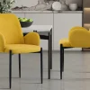 Rousseau - Stoel Bilbao Stof Geel - 88x60x57 cm | Belga Meubelen Fashion