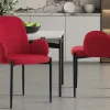 Rousseau - Stoel Bilbao Stof Rood - 88x60x57 cm | Belga Meubelen Discount