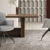 Rousseau - Stoel Lamor - Stof Grijs - 86x62.5x61.5 cm | Belga Meubelen Fashion