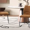 Rousseau - Stoel Lara Stof Roest - 88x47x60 cm | Belga Meubelen Hot