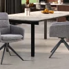 Rousseau - Stoel Lisold - Stof Donkergrijs - 93x59x65 cm | Belga Meubelen Best