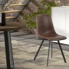 Rousseau - Stoel Oslo PU Bruin - 84x44x57 cm | Belga Meubelen Sale